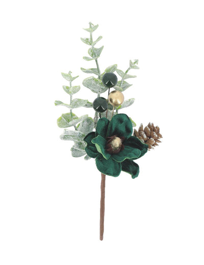 Grana Elegance tamnozelena i zlatna 18 cm