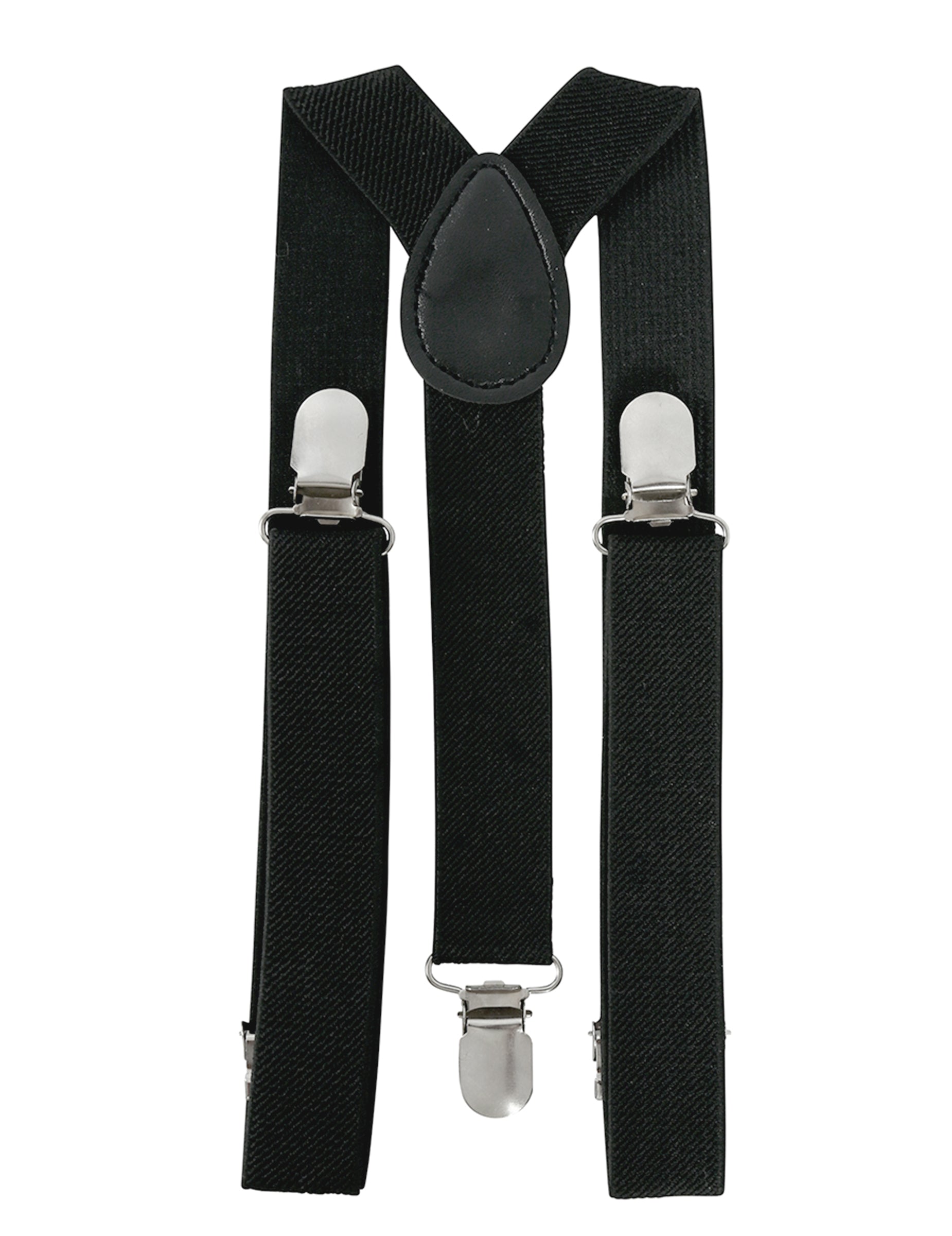 Vue de dos des bretelles noires pour enfant