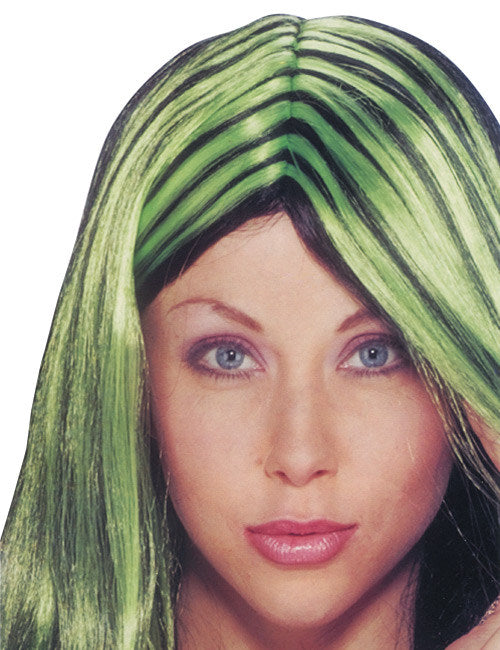 Brew Your Own Witch Wig black-green