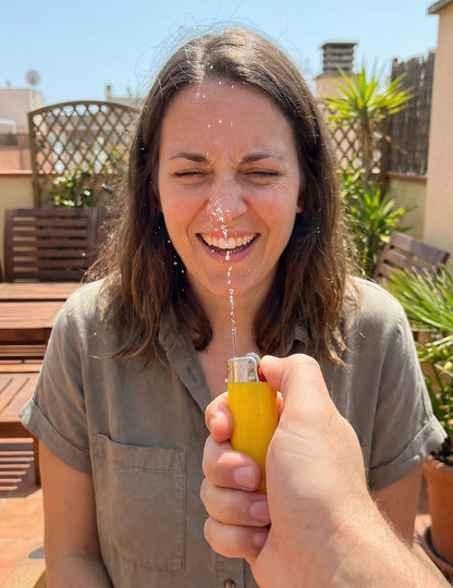 Upaljač s vodenim mlazom - šale i trikovi 