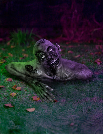 Halloween dekorativni zombi poprsje stvarne veličine 66 x 30 cm