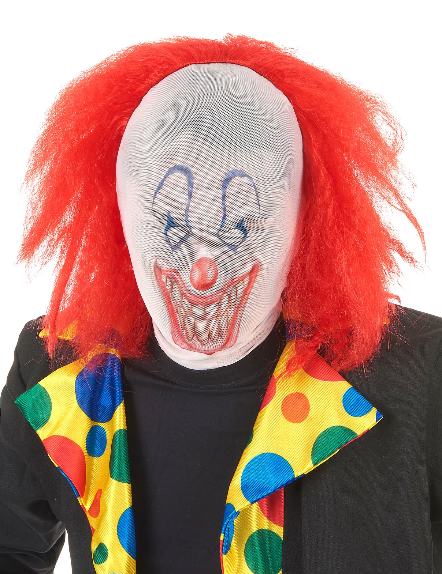 Klaunski kapuljača s Halloween odraslim kosom