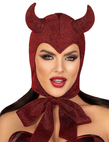 Tamno crvena demonska kukuljica za žene 