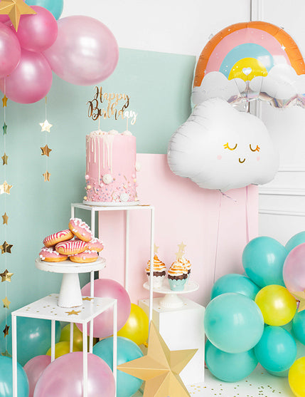 Torta Topper u Happy Birthday Gold Metallic 22,5 cm