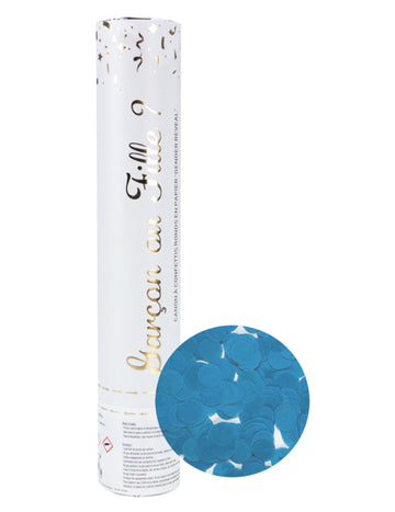 Plavi top s konfetima za otkrivanje spola 28 cm