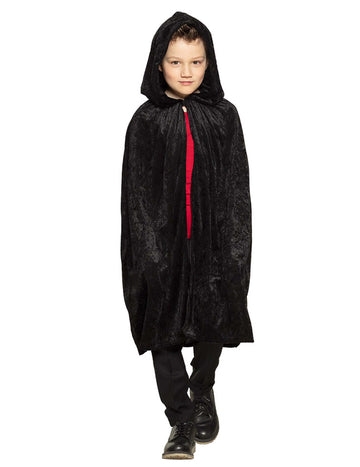 Dječji crni baršun rt 115 cm