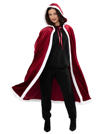 Luksuzni dugi božićni ogrtač za odrasle