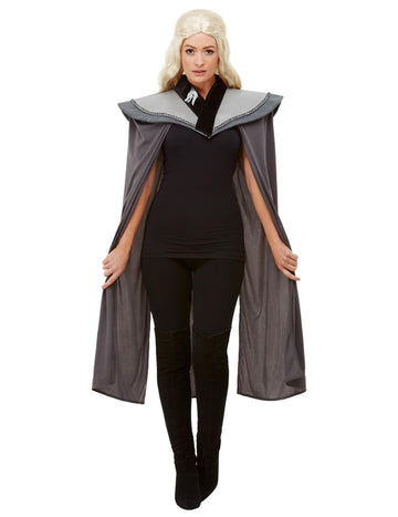 Médieval Grey Woman Cape