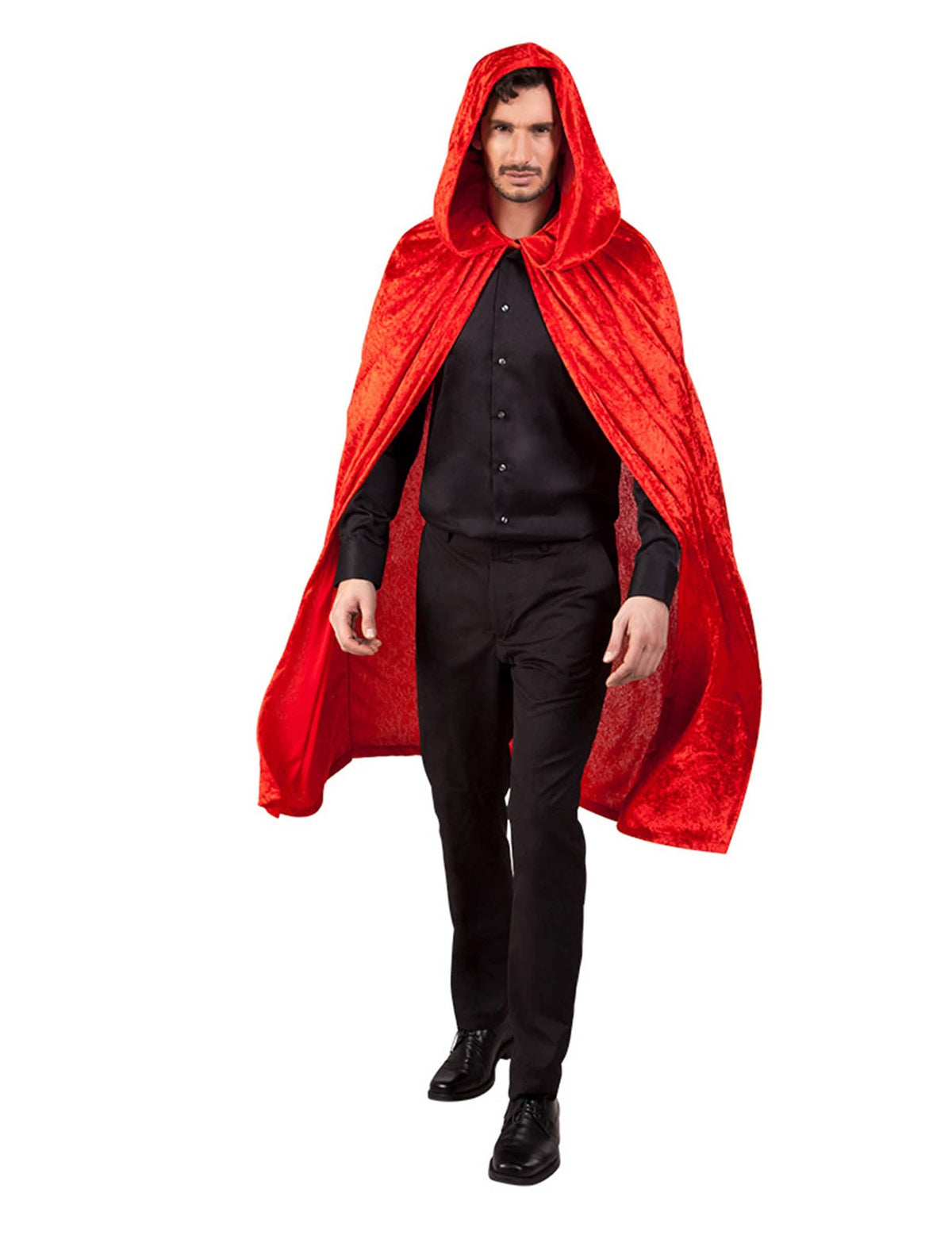 Crveni ogrtač Velvet Aspekt 120 cm Halloween adule