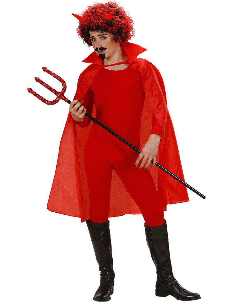 Crveni ogrtač s dječjim ovratnikom