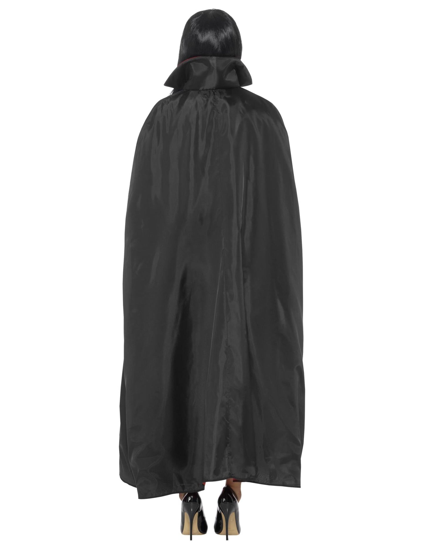 Reverzibilni vampirski saten rt 125 cm Halloween odrasla osoba