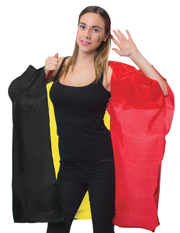 Navijački plašt Belgija za odrasle 150 x 87 cm 