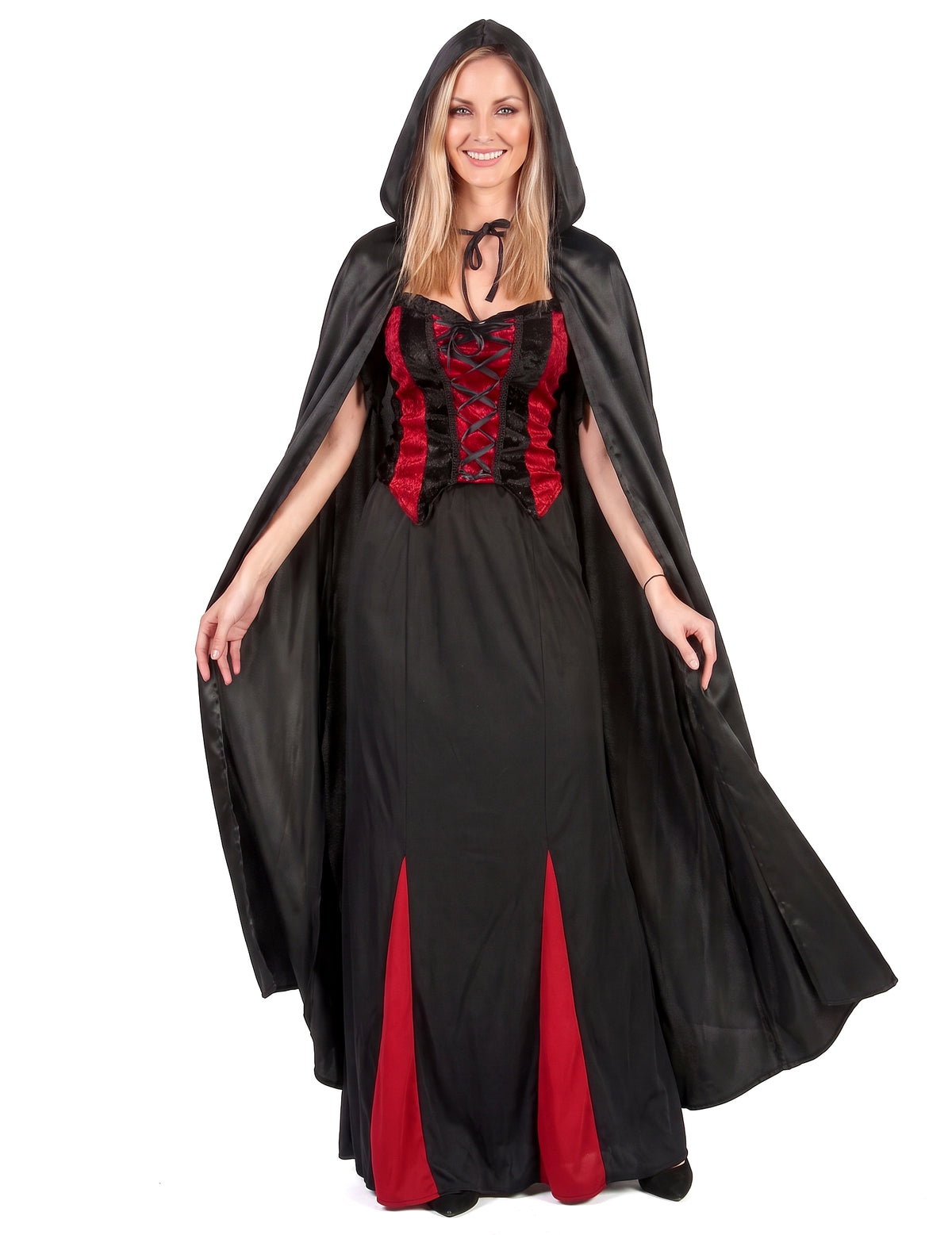 Halloween odrasli crni vampirski ogrtač