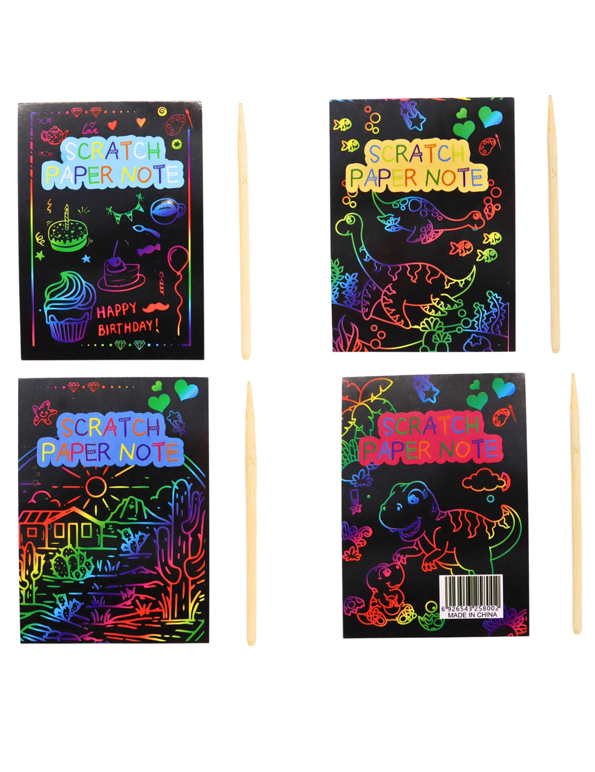 Carnet magique 6 pages 14 x 10 cm