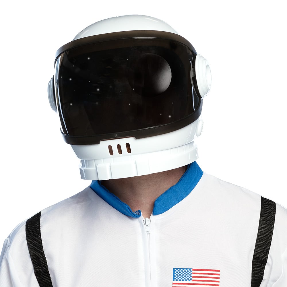 Kaciga za odrasle bijele astronaut