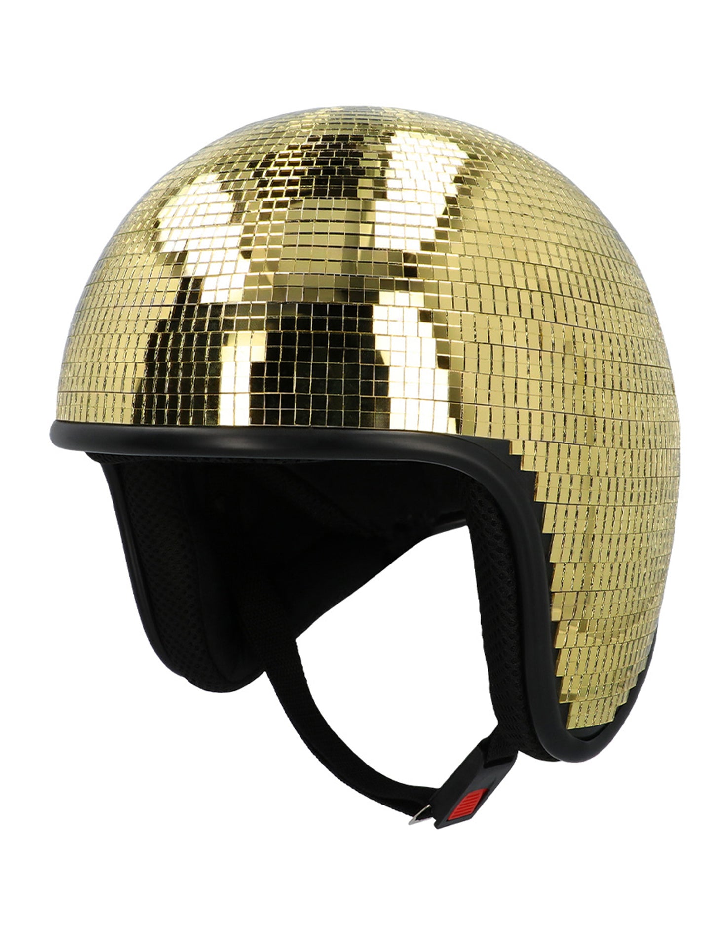 kaciga za odrasle zlatne disko kugle