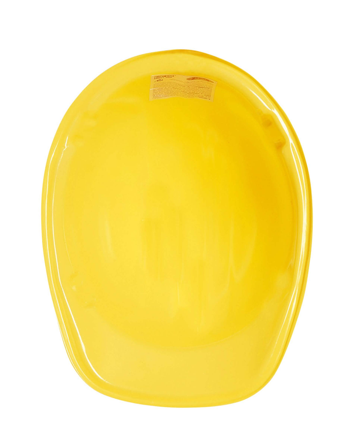 Pogled iznutra građevinske kacige za dijete