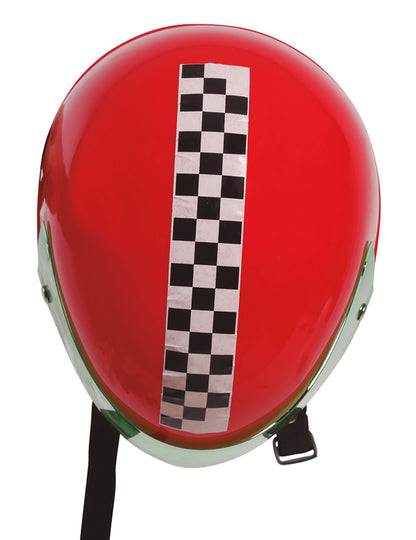 Crvena dječja formula 1 pilot kaciga