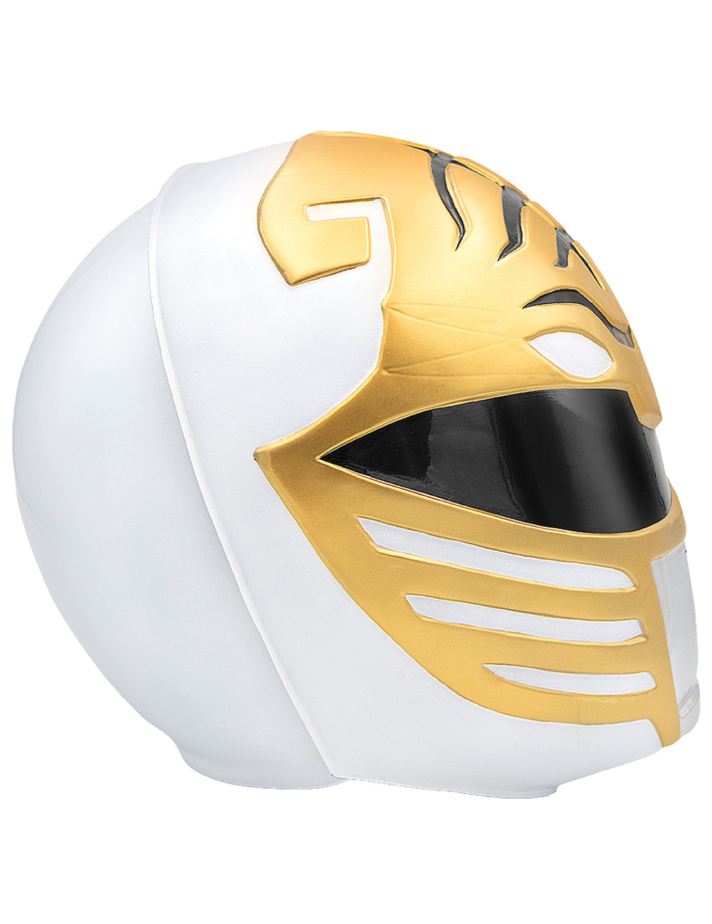Vue de profil du casque Power Ranger pour adulte