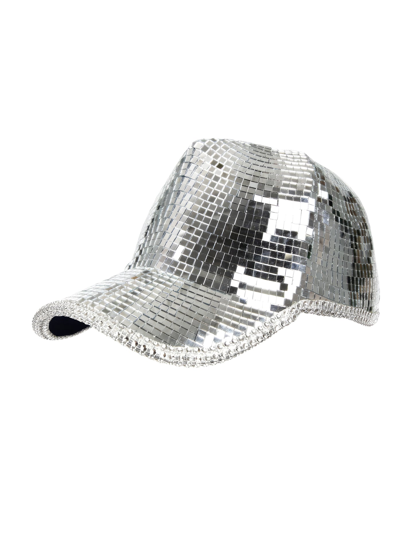 Casquette disco à facettes adulte