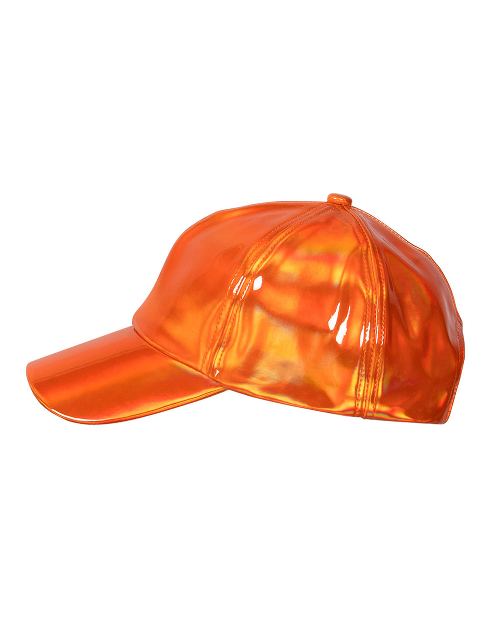Vue de profil de la casquette holographique pour adulte