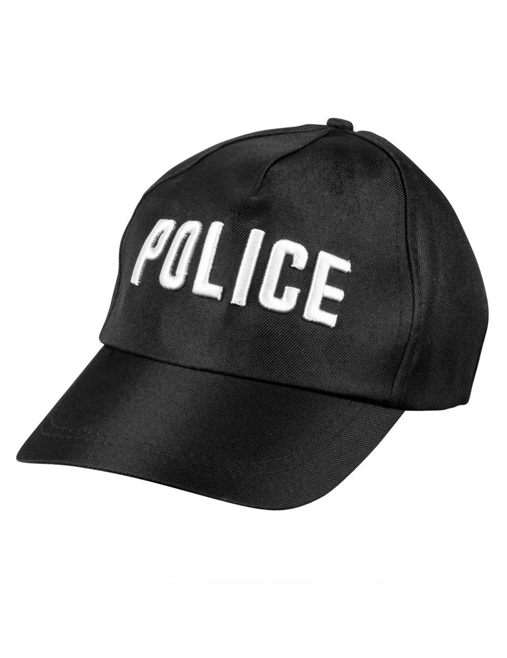 Vue de profil de la casquette de police