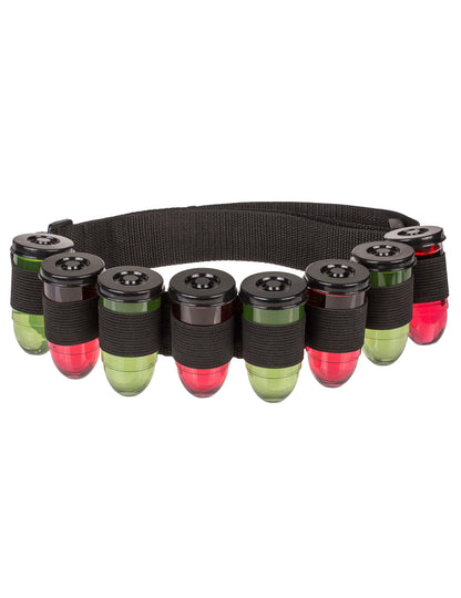 Vue de face de la ceinture à shooters pour adulte