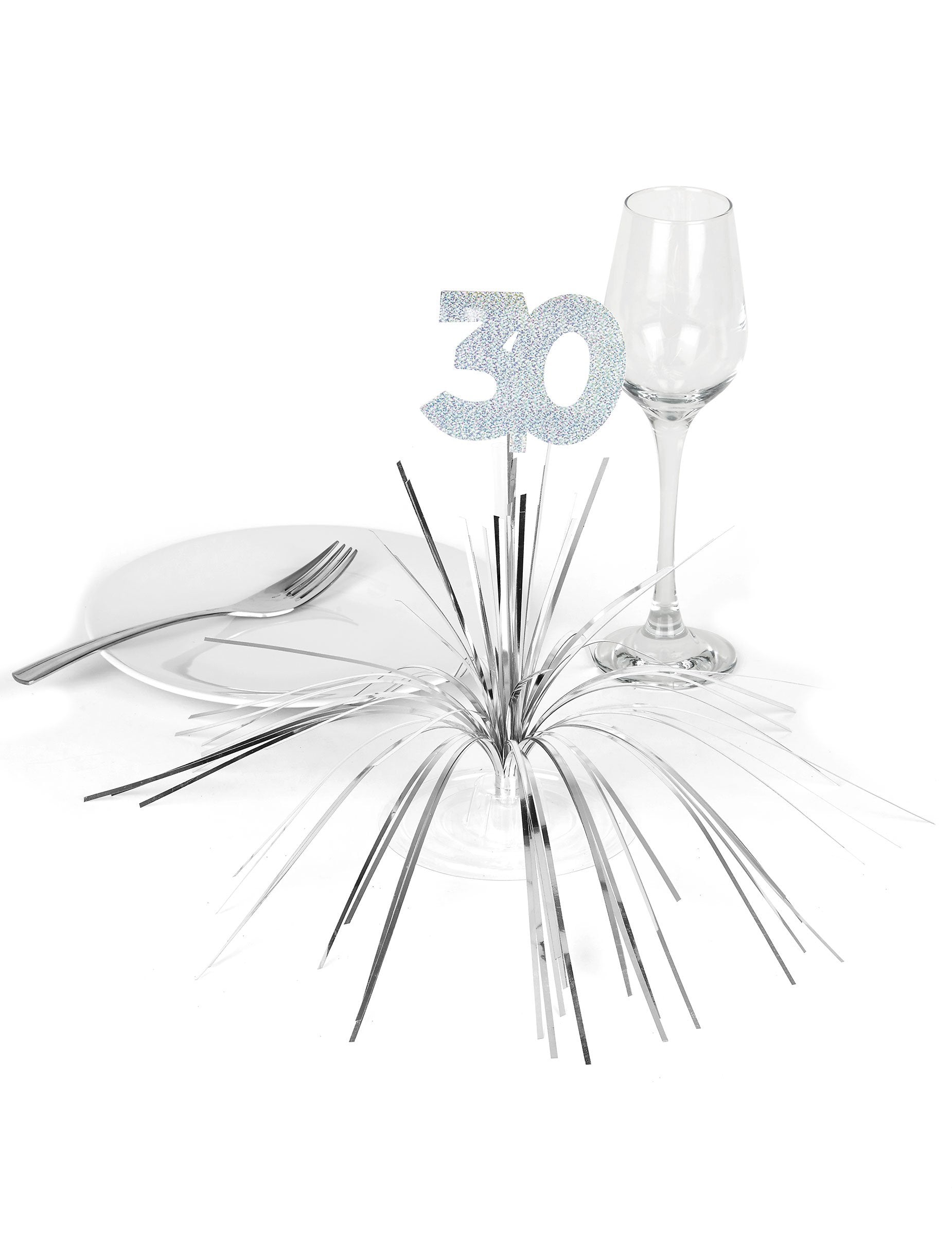 Mise en situation avec vaisselle du centre de table 30 ans