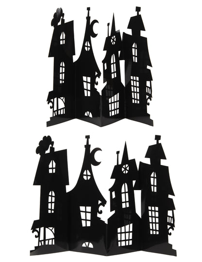 Središnji ukras crne uklete kuće 60 x 38 cm karton