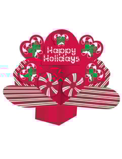 Sretni blagdani božićni stol