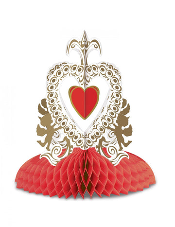 Crveni Valentinovo Vintage stol Centar 30 cm