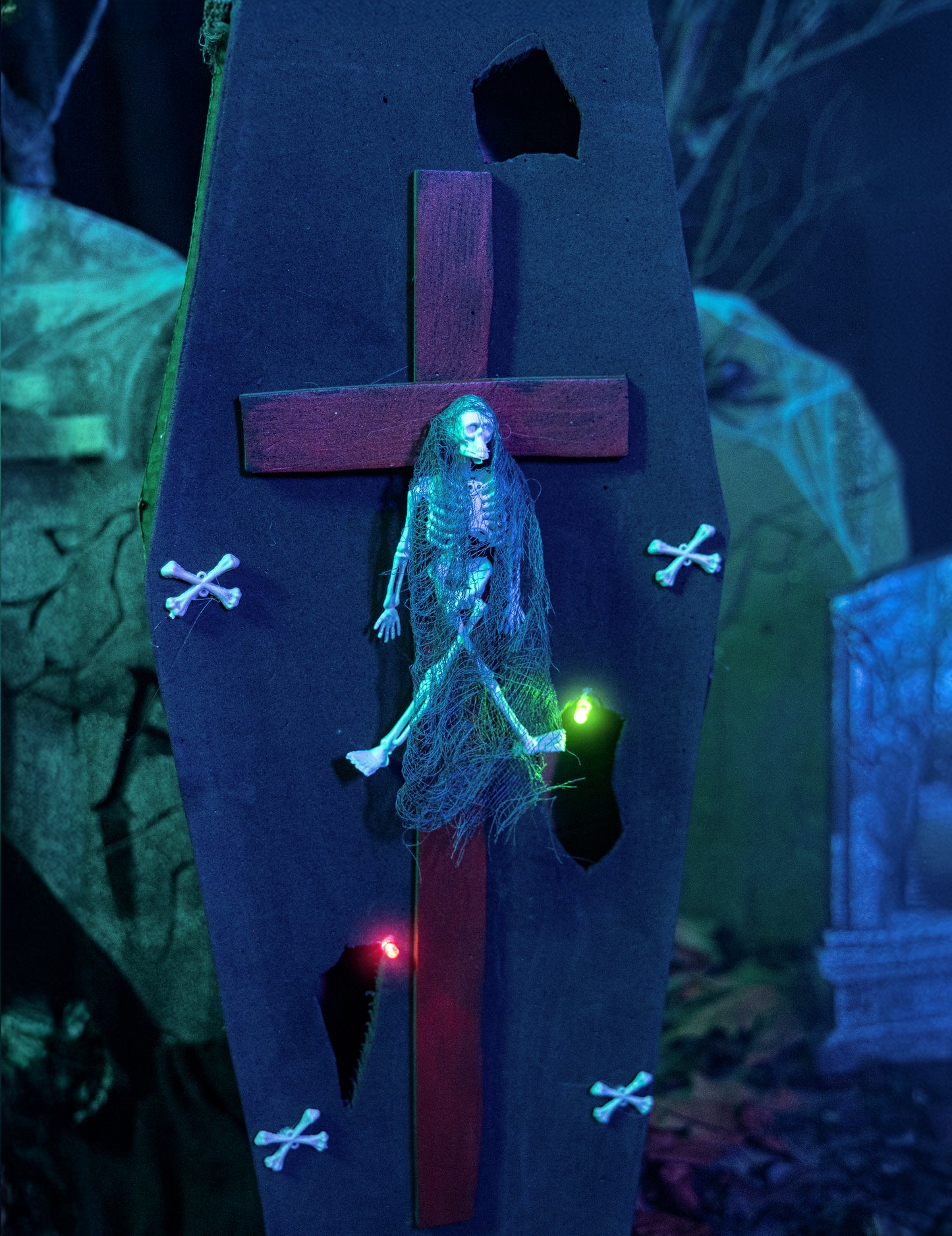 Lijes s križem 71 cm Noć vještica