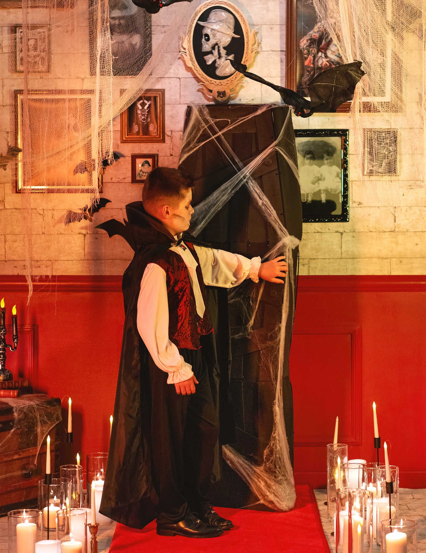 Lijes sa 160 cm Halloween Spider platno