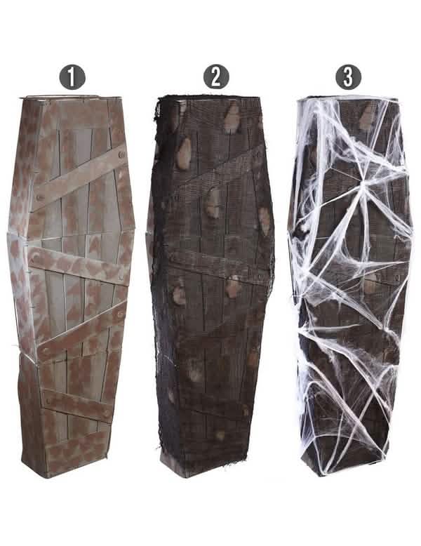 Lijes Halloween za dekoraciju smeđa i crna s paučinom