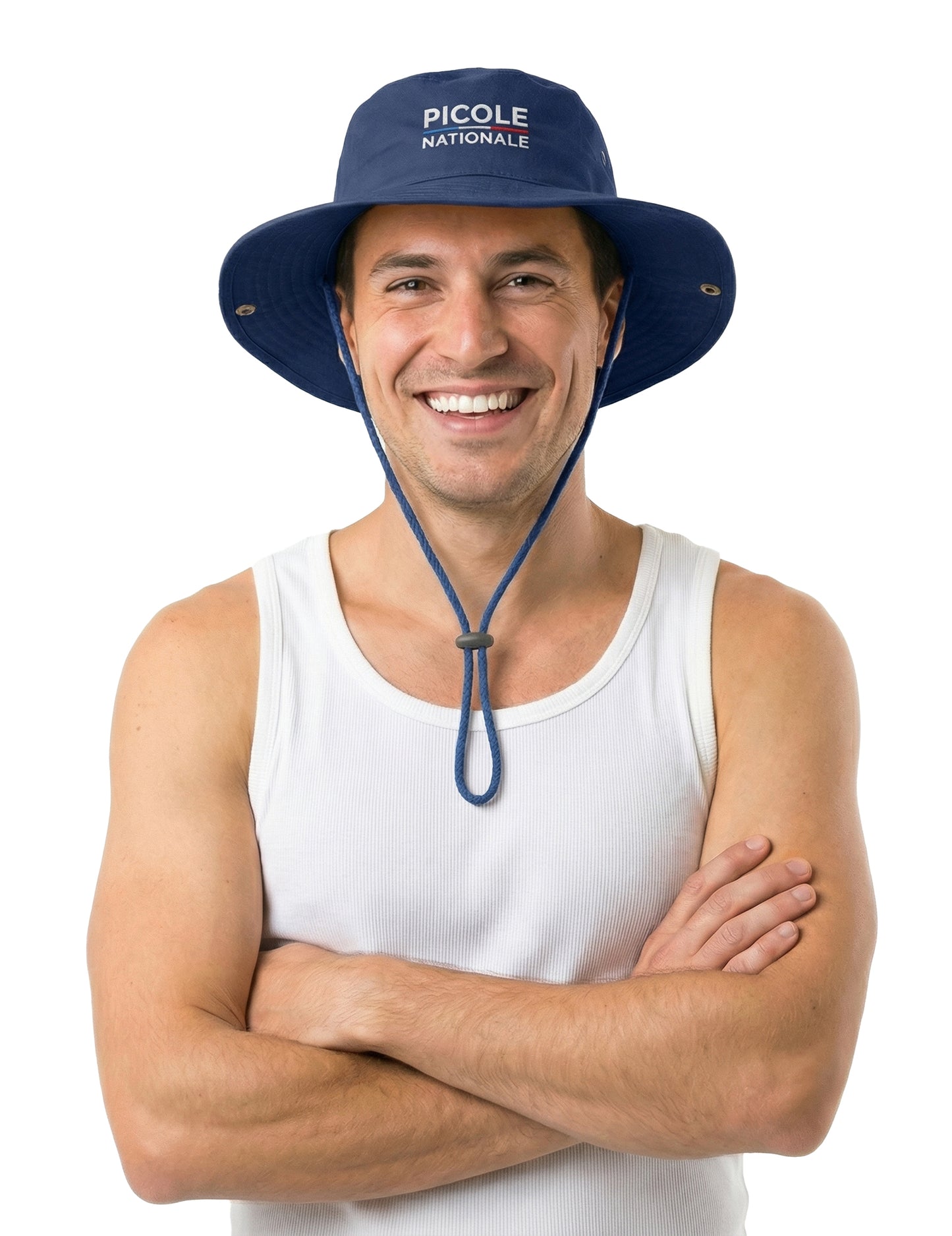 Plavi šešir s vezicom Picole Nationale 