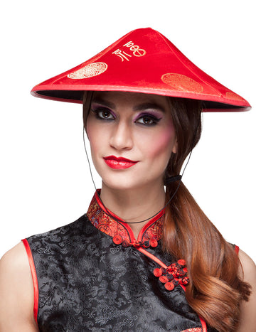 Kineski šešir s odraslima