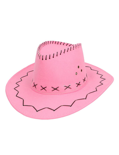 Ružičasti kaubojski šešir za odrasle