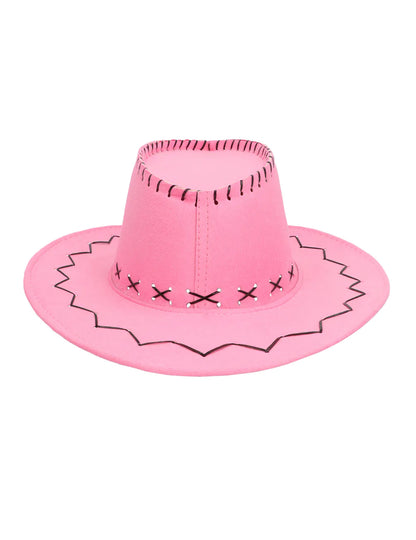 Ružičasti kaubojski šešir za odrasle
