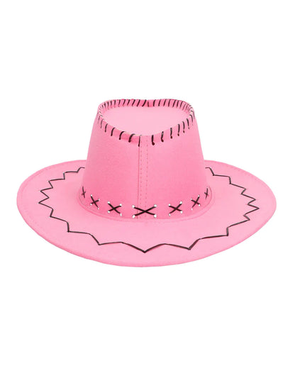 Ružičasti kaubojski šešir za odrasle
