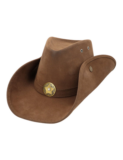 Smeđi šerifov šešir za odrasle