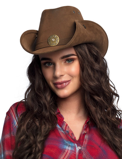 Smeđi šerifov šešir za odrasle