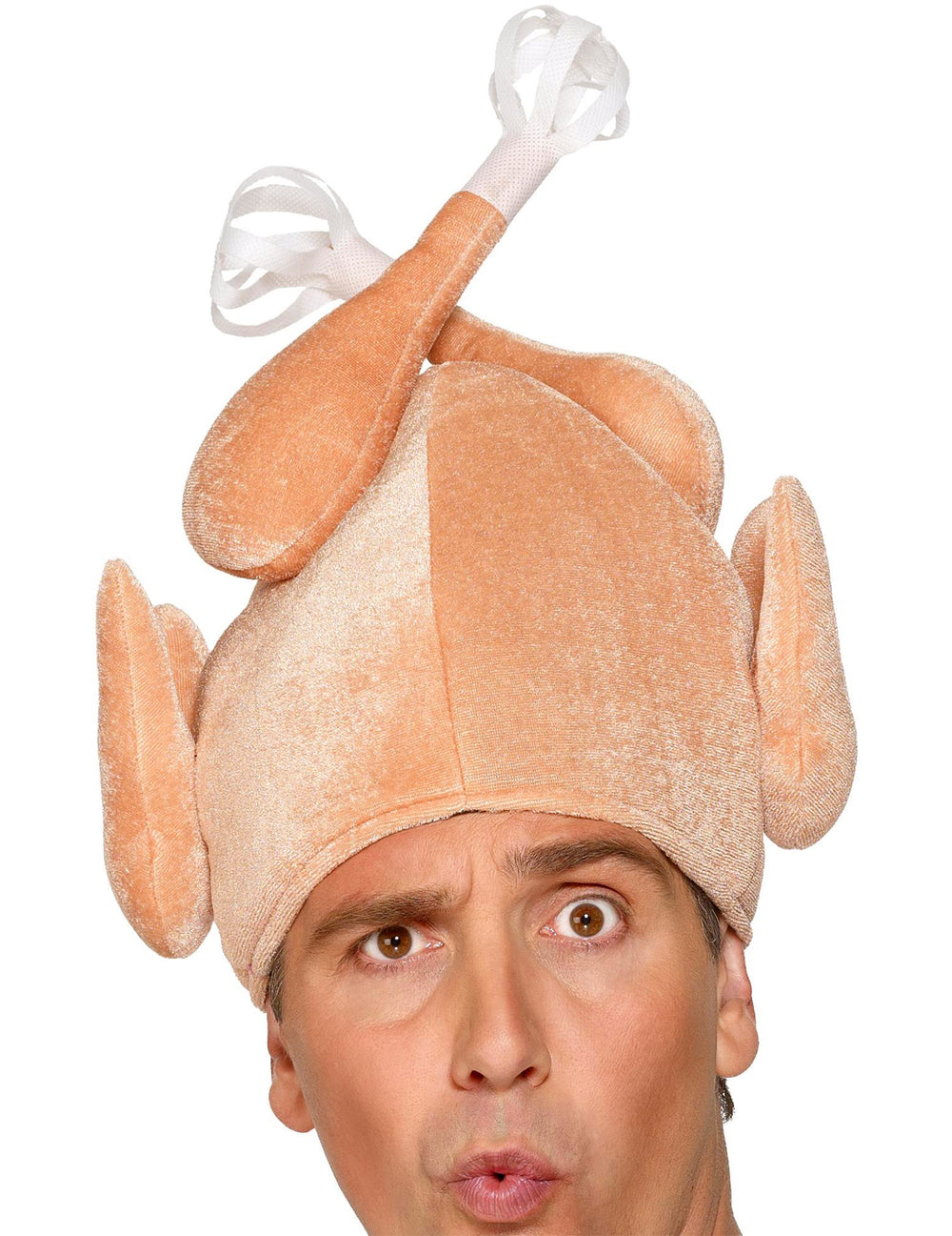 Gros plan du chapeau dinde de Noël