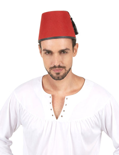 Chapeau Fez feutrine adulte