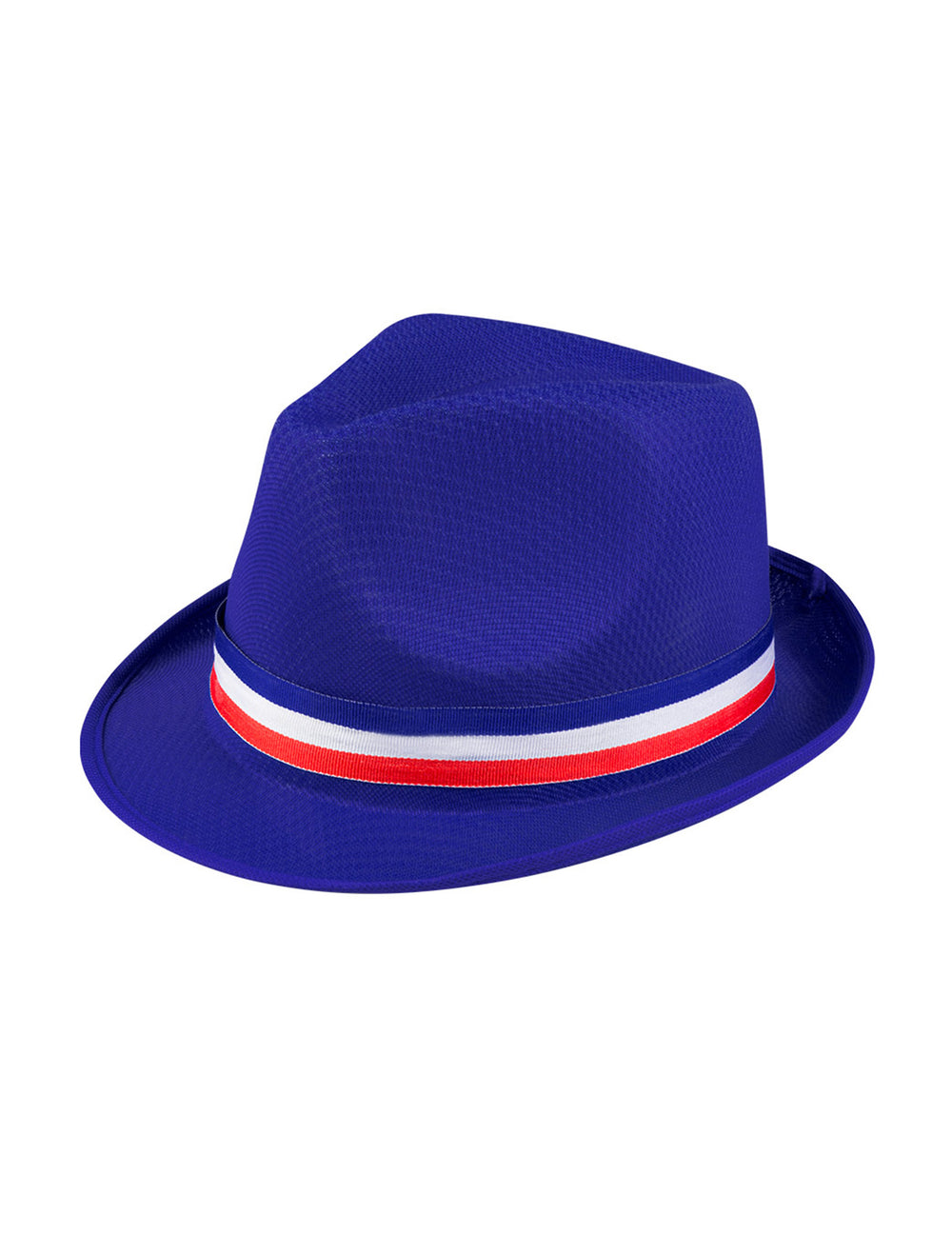Vue de profil du chapeau gangster supporter France