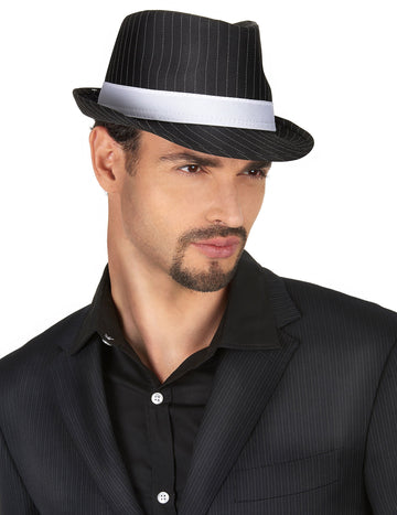 Crni gangsterski šešir za odrasle