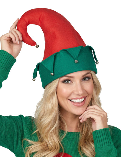 Lutin šešir s odraslim božićnim zvonima