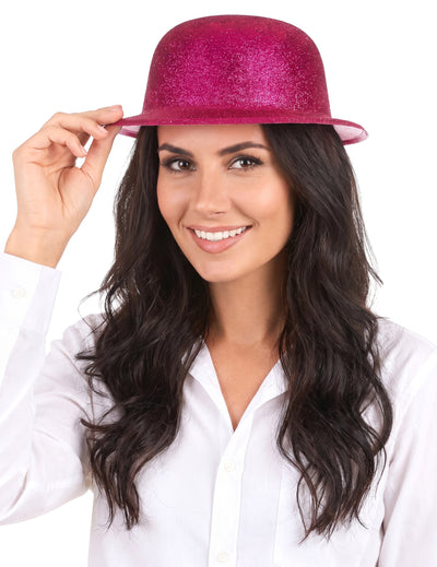 Fuschia odrasli blistavi šešir