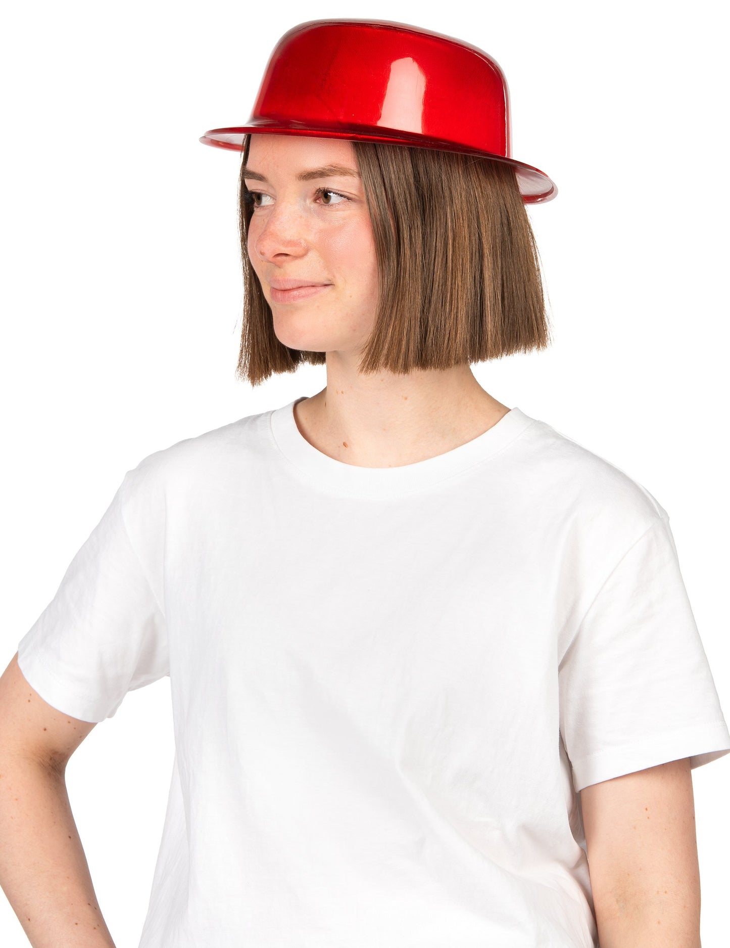 Jarko crveni šešir kuglača