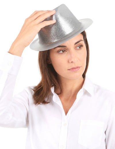 Odrasli Silver Glitter šešir