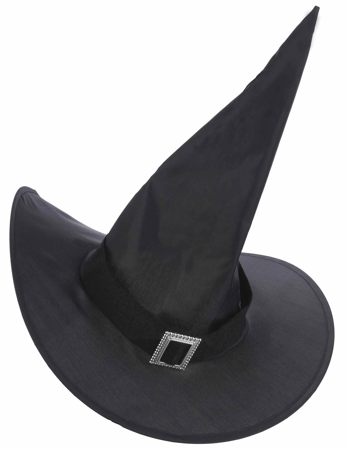 Pogled sa strane na vještičji šešir s kopčom za odrasli halloween
